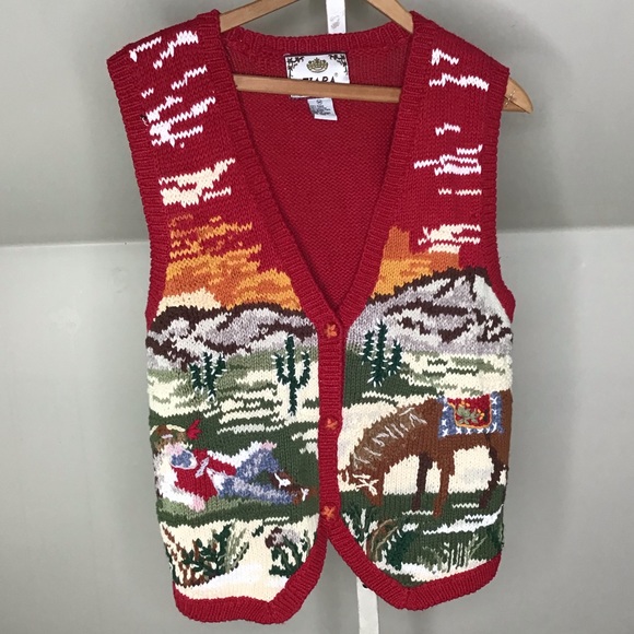 grandma sweater vest